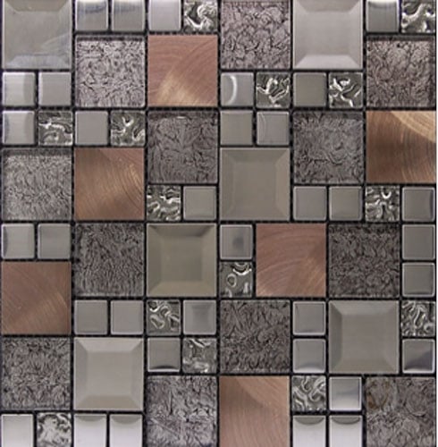 Мозаика Intermatex Kaos Silver 30х30 - фото 1