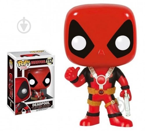 Фігурка Funko POP! Bobble Marvel Deadpool Thumb Up 7487 (FUN982) - фото 1 Фігурка Funko POP! Bobble Marvel Deadpool Thumb Up 7487 (FUN982) - фото 1