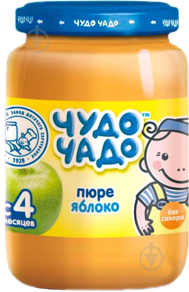 Пюре Чудо-Чадо Яблуко 170 г 4820016251410 - фото 2 Пюре Чудо-Чадо Яблуко 170 г 4820016251410 - фото 2