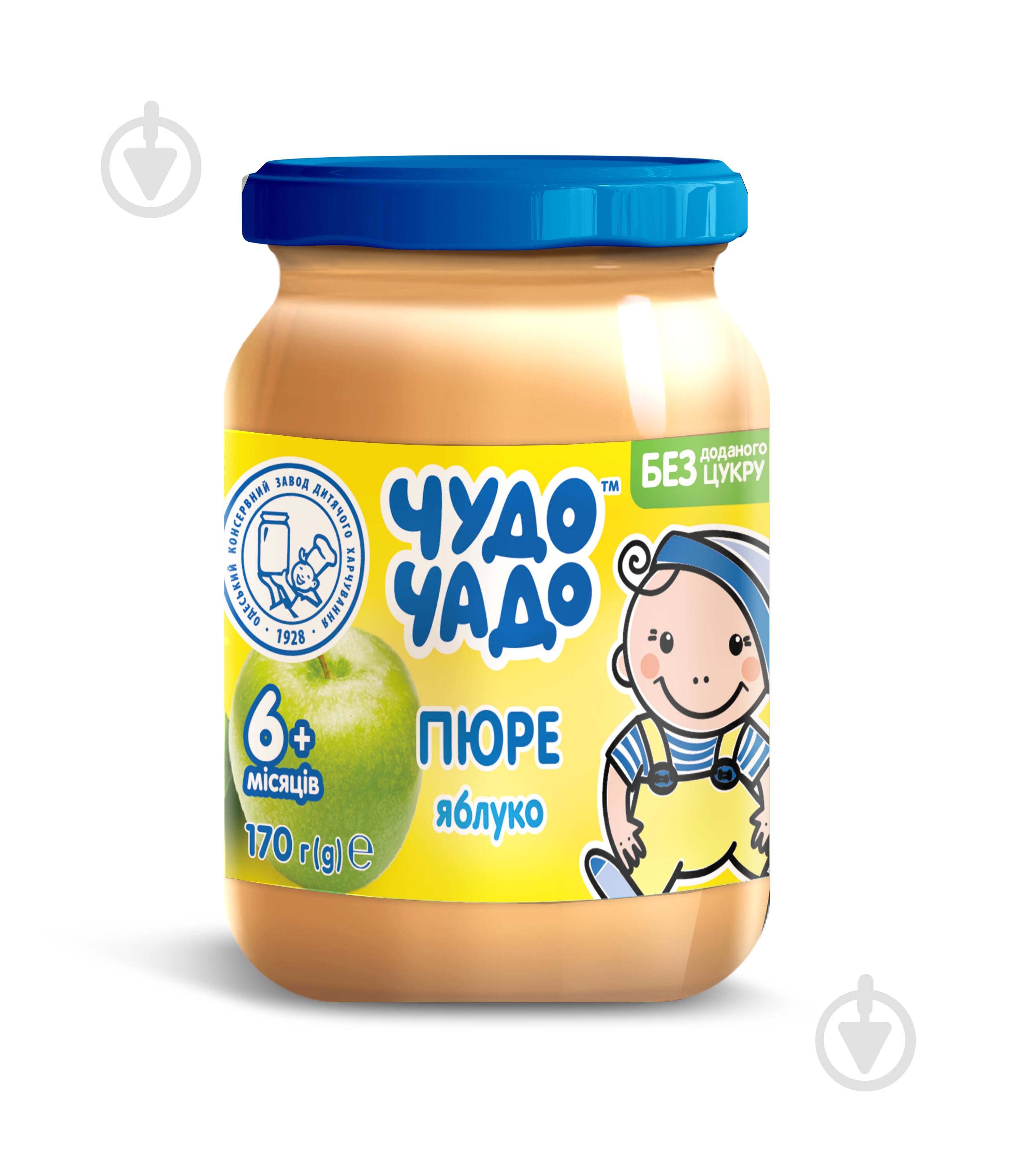 Пюре Чудо-Чадо Яблуко 170 г 4820016251410 - фото 1 Пюре Чудо-Чадо Яблуко 170 г 4820016251410 - фото 1