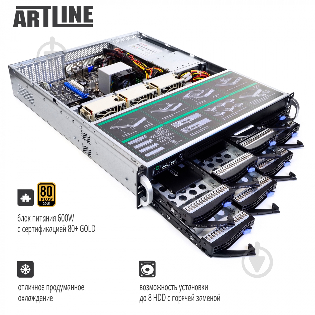 Сервер Artline Business R35 (R35v06) - фото 9