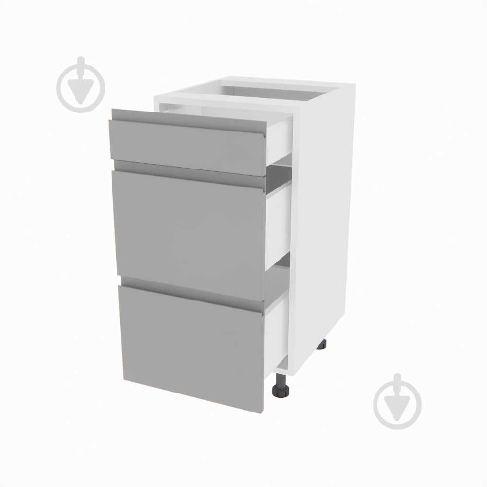 Тумба нижня Влада ( Н 40 Ш FAVORIT) сірий оксамит/білий - фото 2 Тумба нижня Влада ( Н 40 Ш FAVORIT) сірий оксамит/білий - фото 2