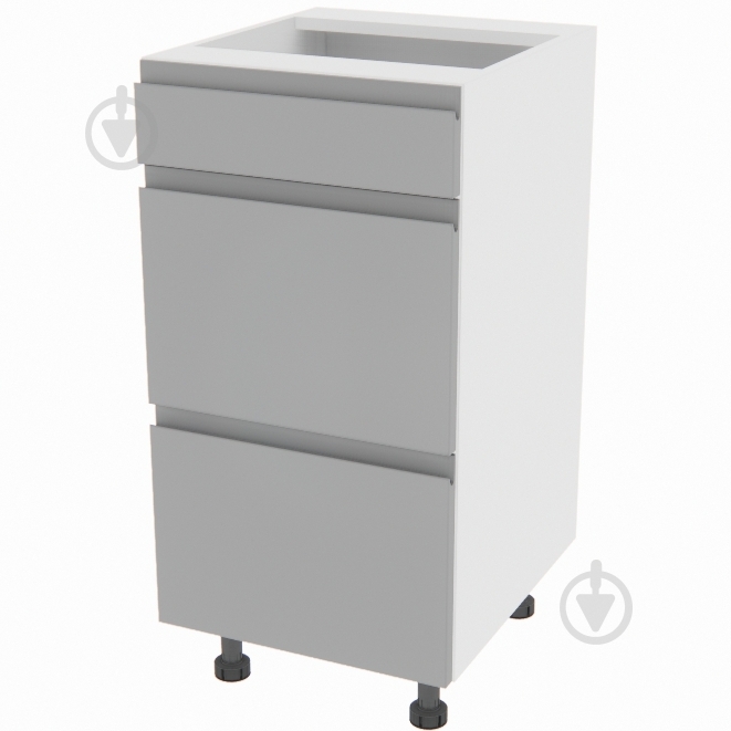 Тумба нижня Влада ( Н 40 Ш FAVORIT) сірий оксамит/білий - фото 1 Тумба нижня Влада ( Н 40 Ш FAVORIT) сірий оксамит/білий - фото 1