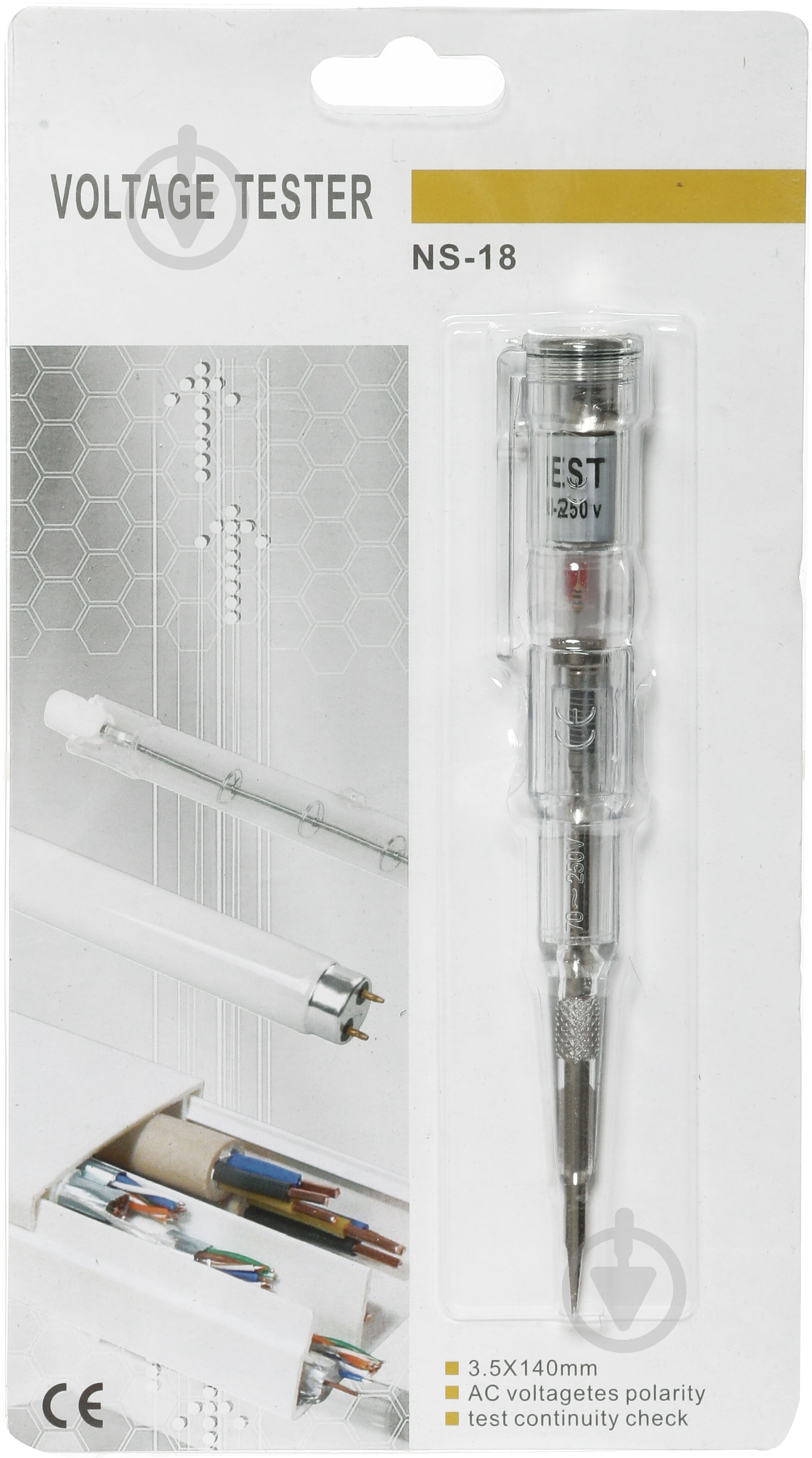 Отвертка индикаторная E.NEXT АС/DC70-250В t001108 - фото 3