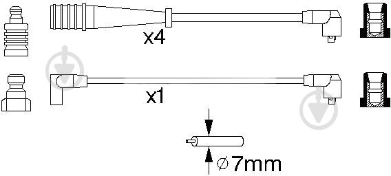 Старт-кабель Bosch 986356704 A м - фото 6