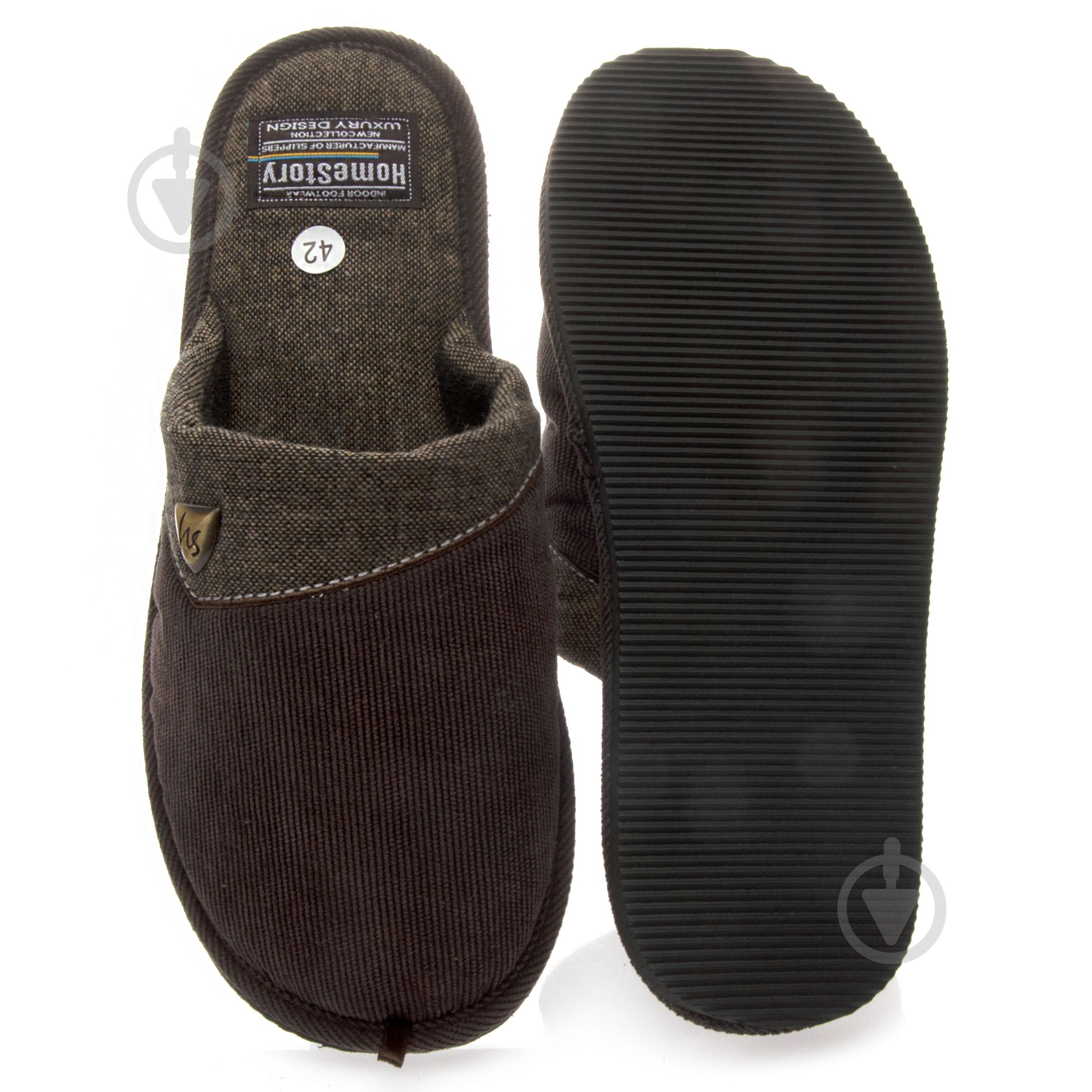 Тапки домашние Home Story 231081-11 р.45 коричневый - фото 4 Тапки домашние Home Story 231081-11 р.45 коричневый - фото 4