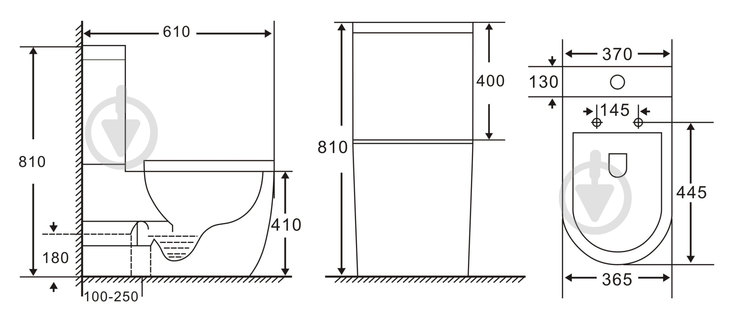 Унитаз-компакт Imprese OSLAVA Rimless c06507103 - фото 2