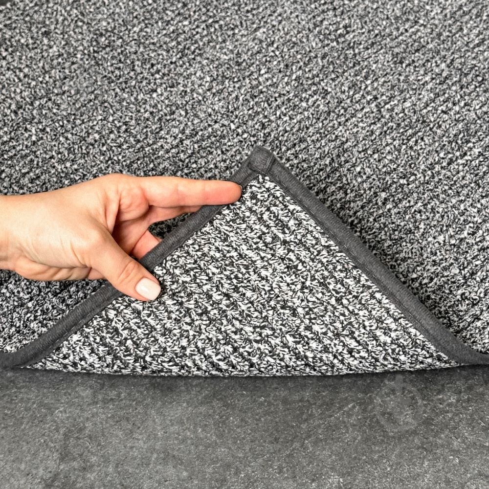 Набор ковриков Dariana Standard Plus 60x50+60x100 с вырезом темно-серый - фото 4
