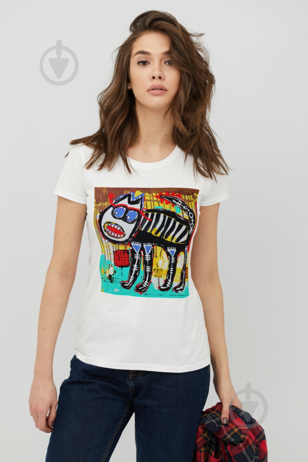 Футболка YAPPI Basic WW1001 р.XL белый - фото 1