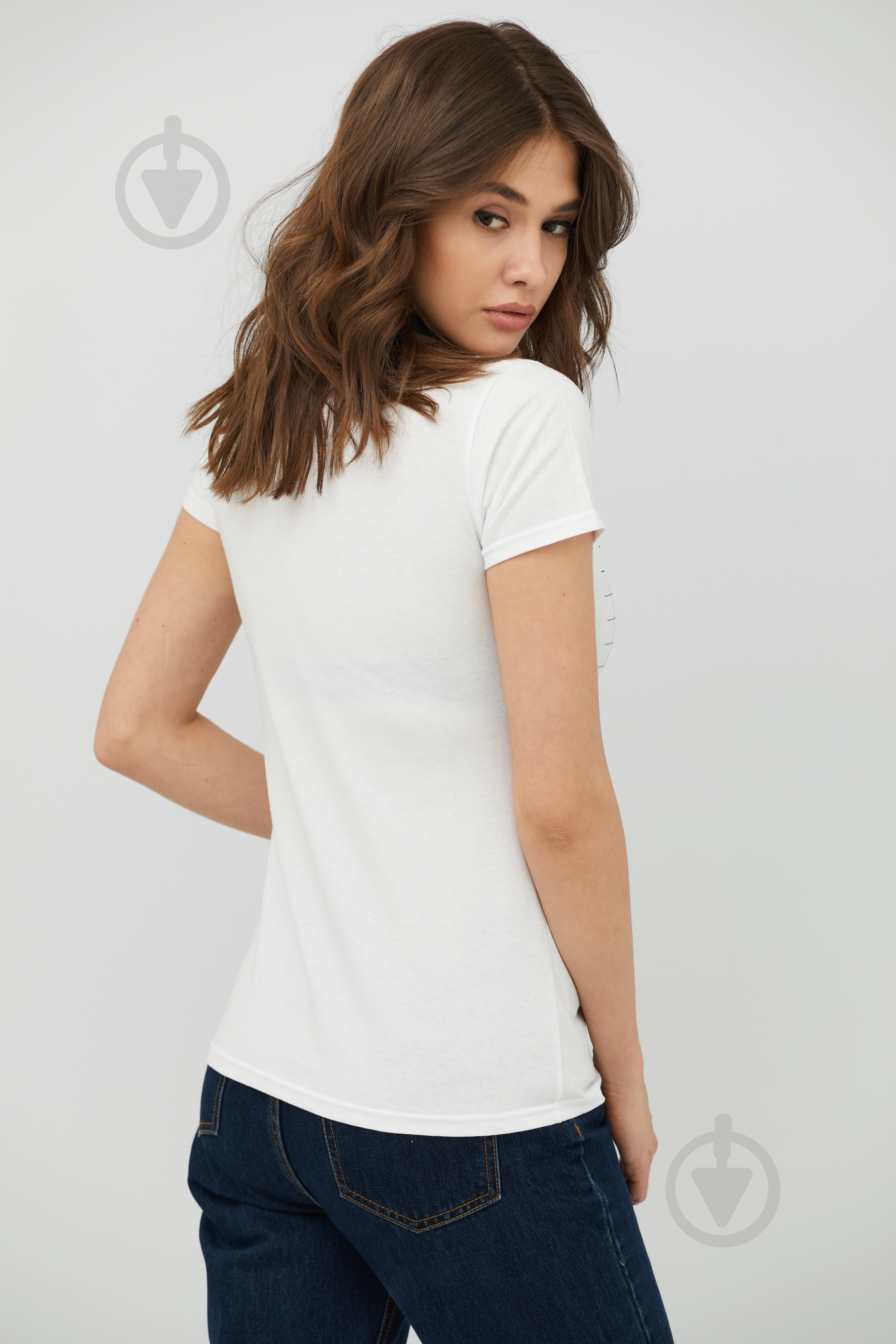 Футболка YAPPI Basic WW1001 р.XL белый - фото 3