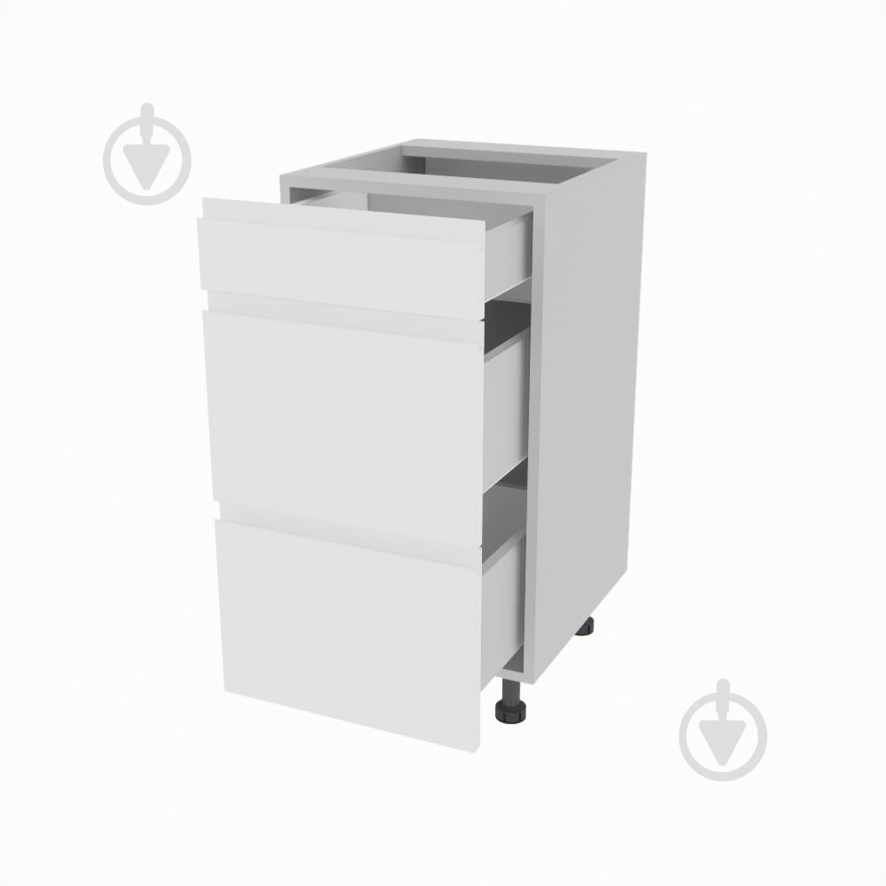 Тумба нижняя Влада ( Н 40 Ш FAVORIT) белый шелк/пепельный - фото 2 Тумба нижняя Влада ( Н 40 Ш FAVORIT) белый шелк/пепельный - фото 2