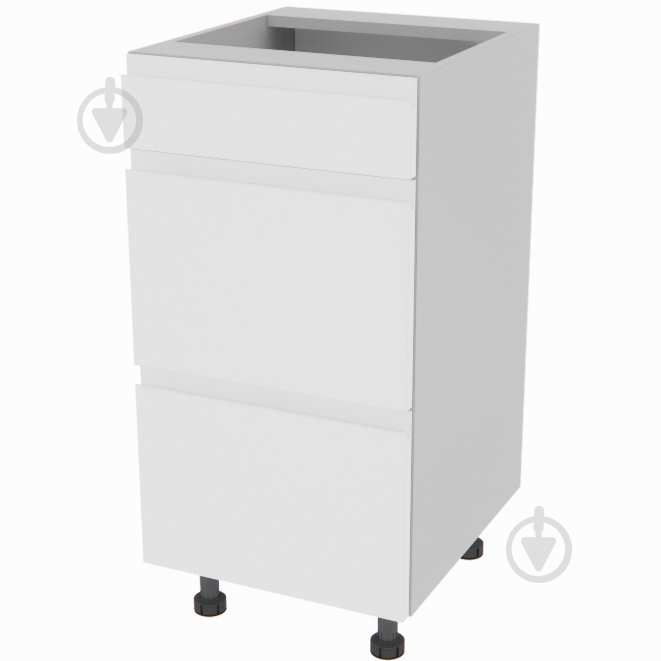 Тумба нижняя Влада ( Н 40 Ш FAVORIT) белый шелк/пепельный - фото 1 Тумба нижняя Влада ( Н 40 Ш FAVORIT) белый шелк/пепельный - фото 1