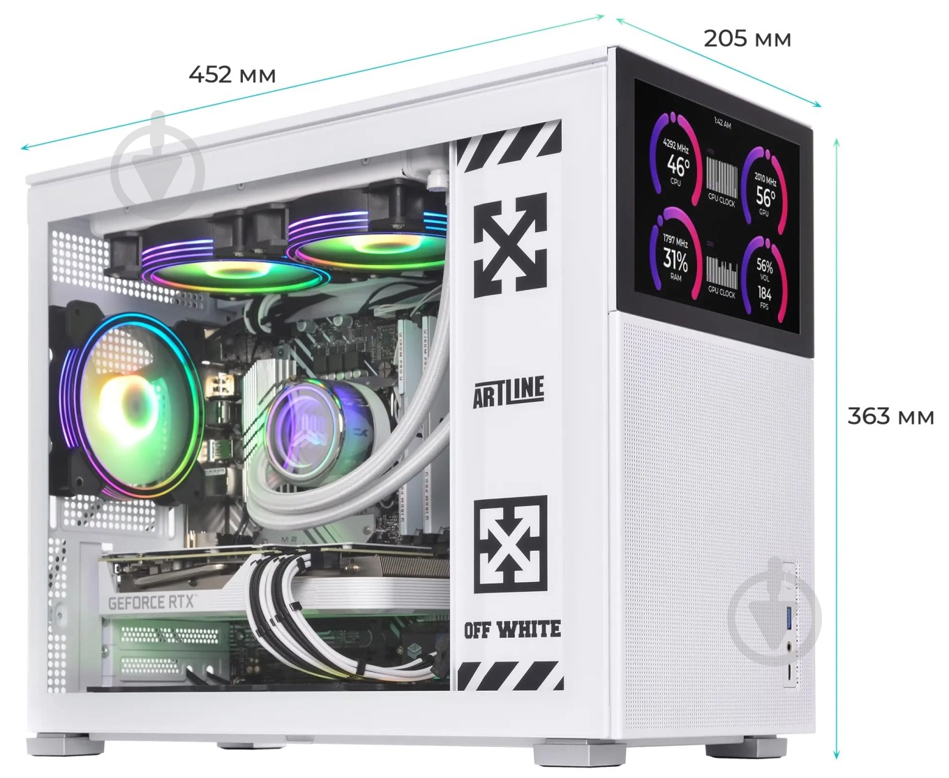 Компьютер Artline Gaming D31White (D31Whitev44Win) white - фото 7