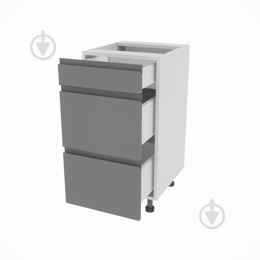 Тумба нижняя Влада ( Н 40 Ш FAVORIT) графит/пепельный - фото 2 Тумба нижняя Влада ( Н 40 Ш FAVORIT) графит/пепельный - фото 2