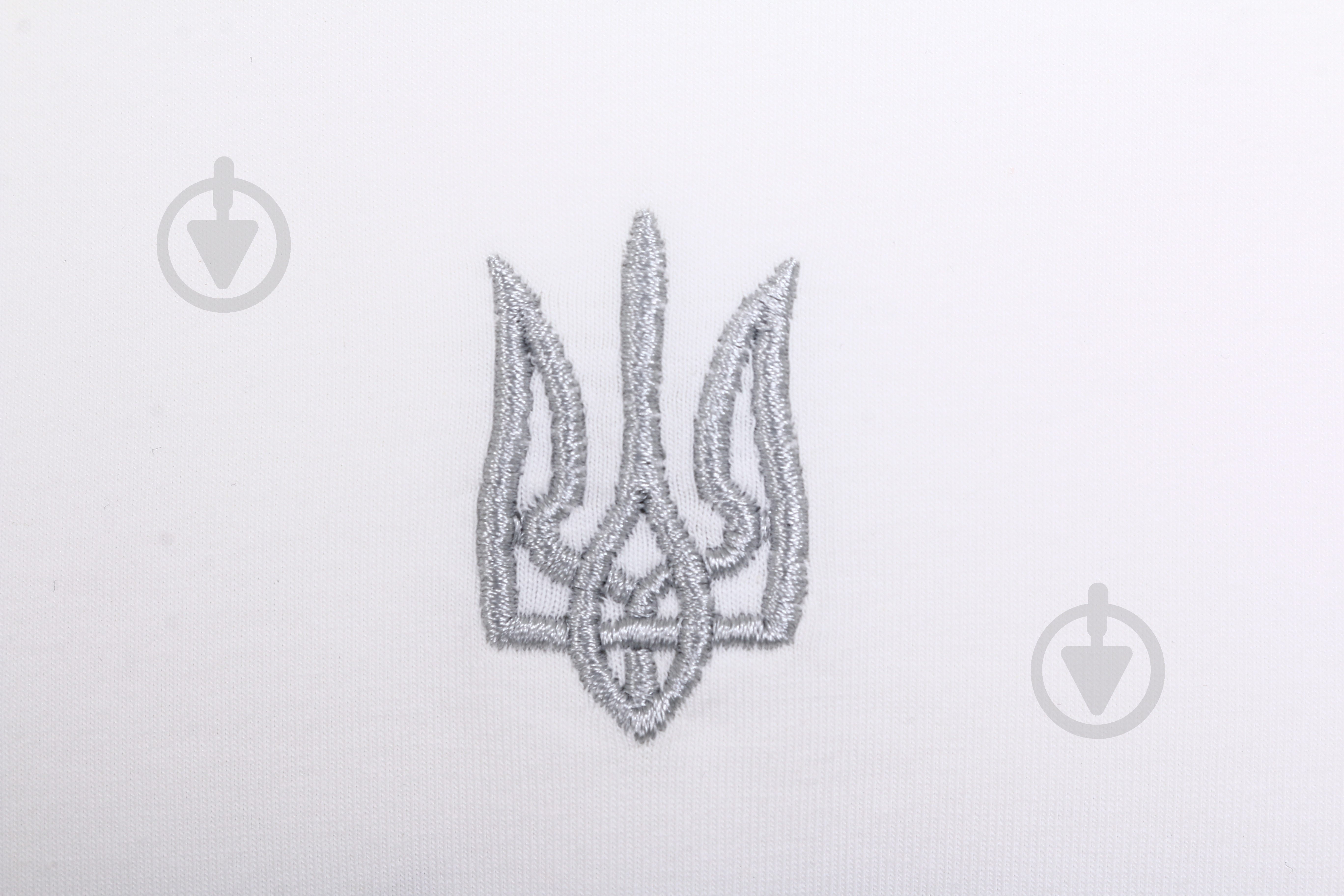 Футболка LOGOS-Tac з вишивкою срібний герб 04-09-00-0013 р.4XL молочний - фото 4