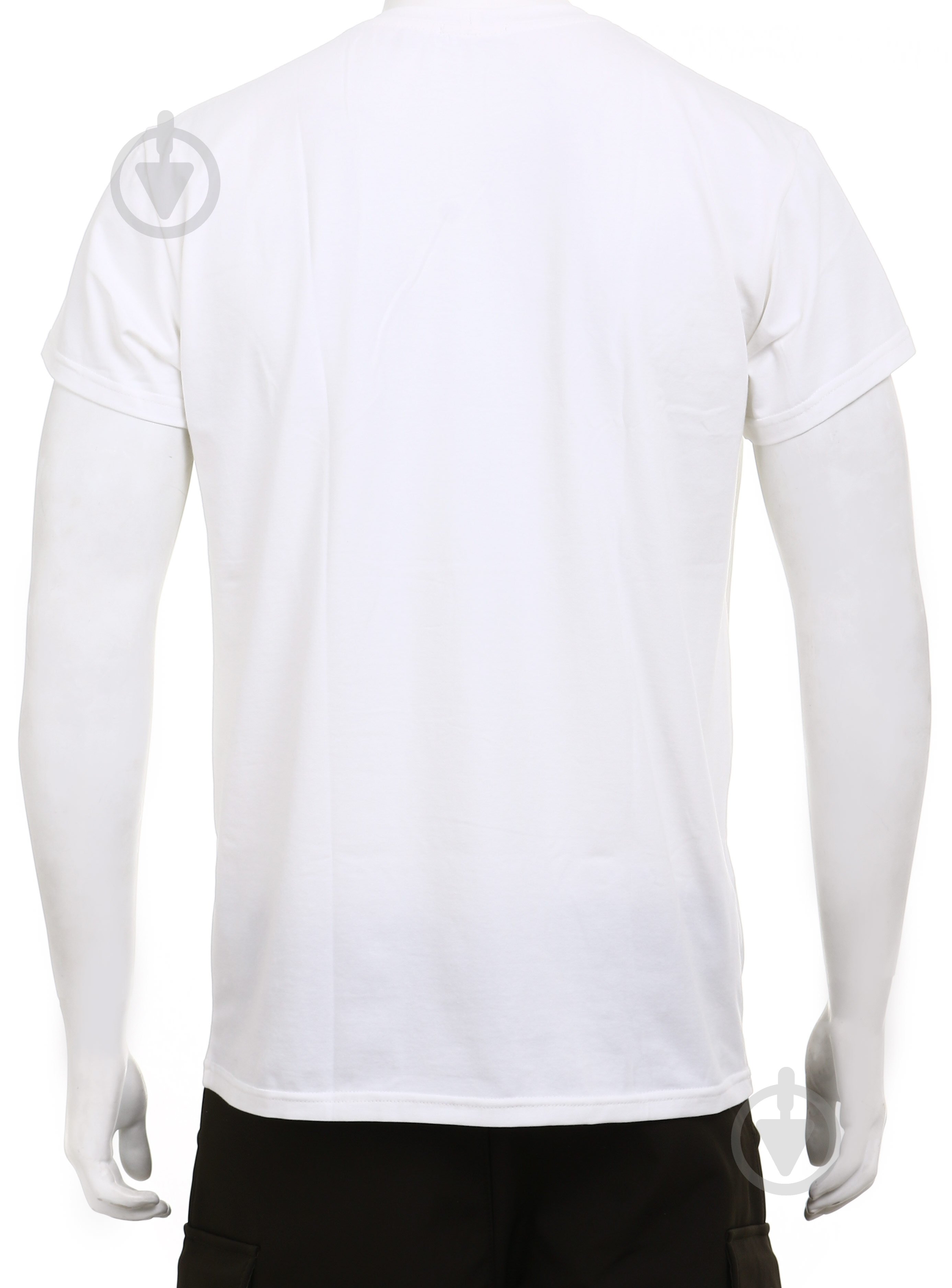 Футболка LOGOS-Tac з вишивкою срібний герб 04-09-00-0013 р.4XL молочний - фото 3