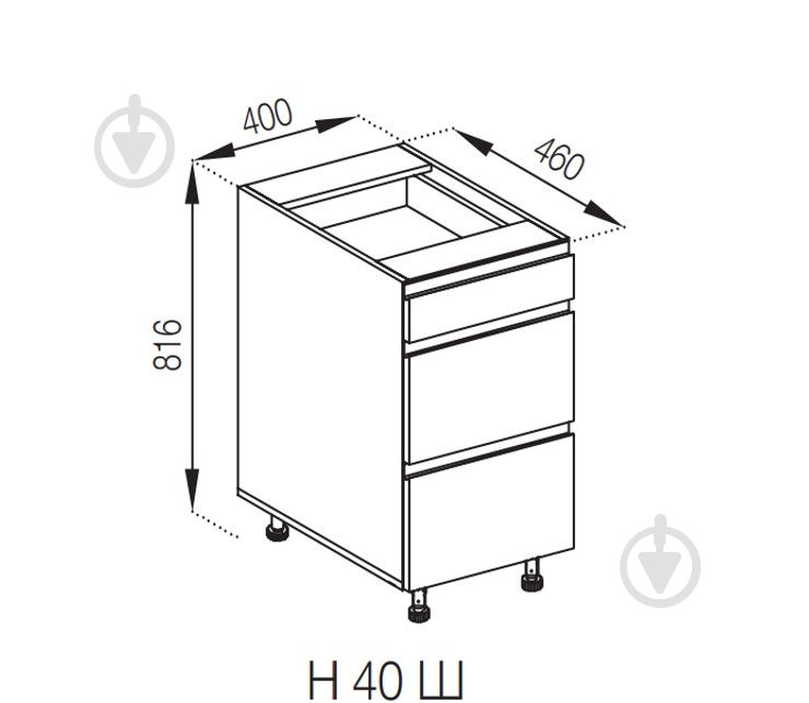 Тумба нижня Влада ( Н 40 Ш FAVORIT) сірий оксамит/попелястий - фото 5 Тумба нижня Влада ( Н 40 Ш FAVORIT) сірий оксамит/попелястий - фото 5