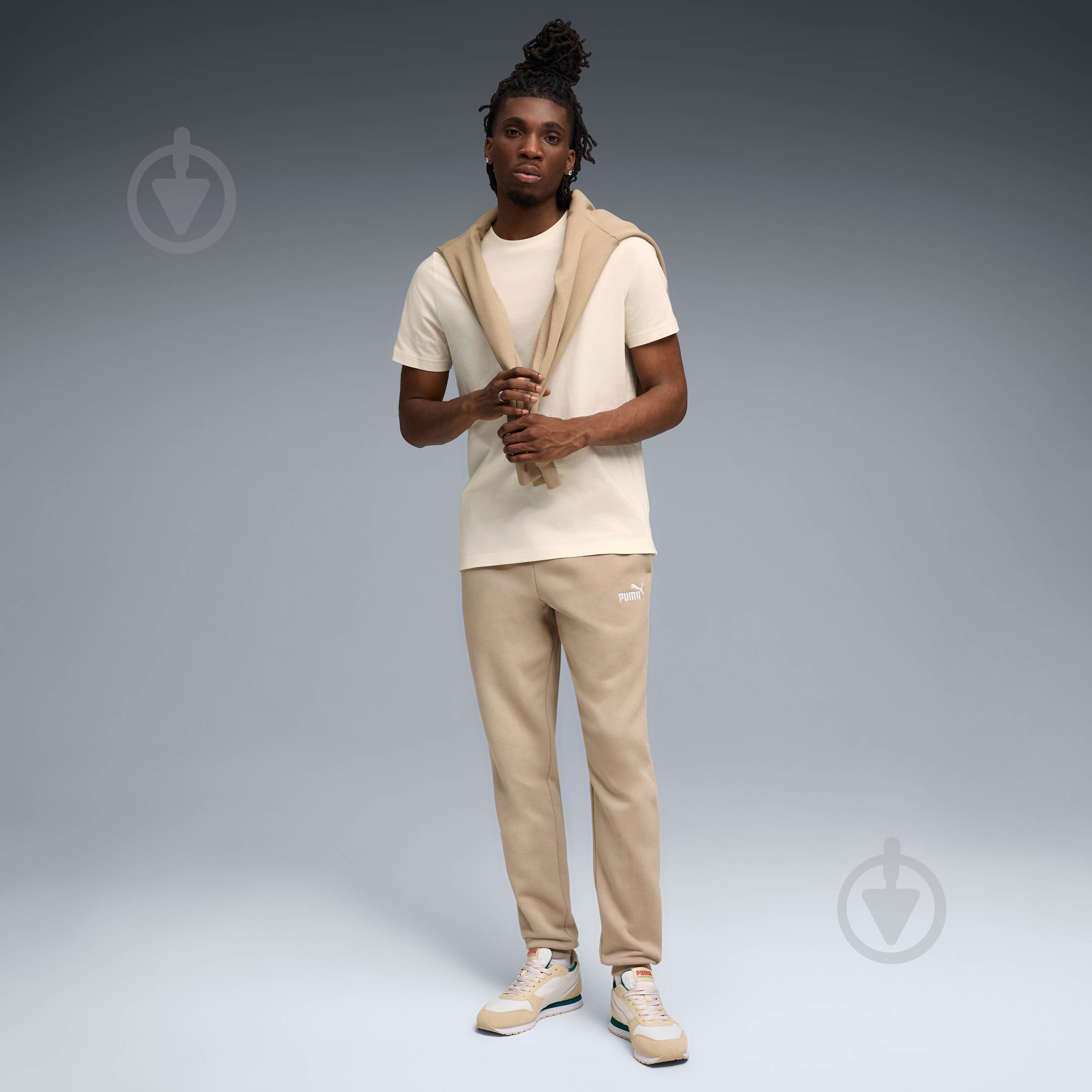 Штани Puma ESS No. 1 Logo Sweatpants FL cl (s) 68260755 р. S бежевий - фото 3 Штани Puma ESS No. 1 Logo Sweatpants FL cl (s) 68260755 р. S бежевий - фото 3