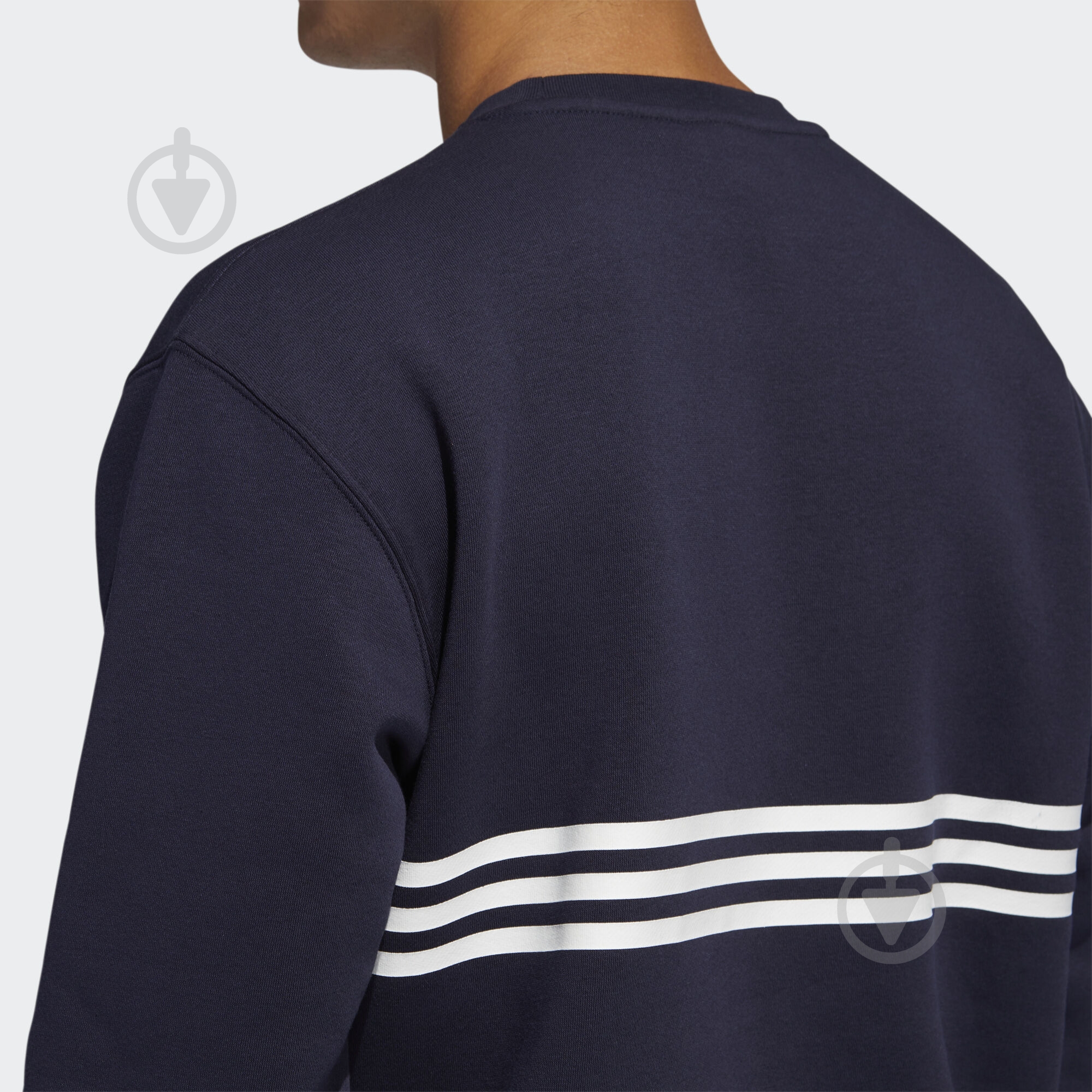 Джемпер Adidas OUTLINE CRW FLC EJ8778 р. M темно-синий - фото 7 Джемпер Adidas OUTLINE CRW FLC EJ8778 р. M темно-синий - фото 7