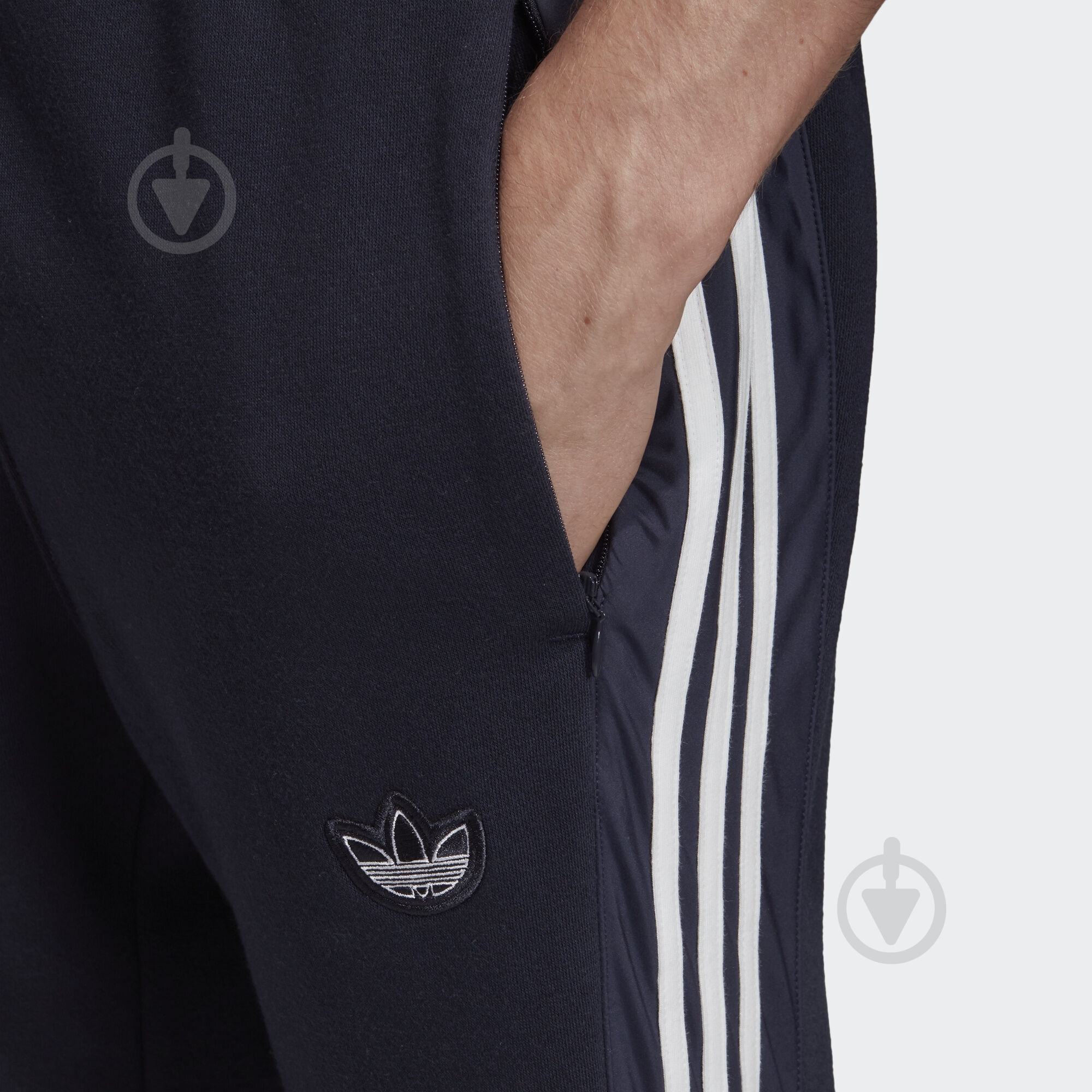 Брюки Adidas OUTLINE SP FLC EJ8792 р. S темно-синий - фото 8 Брюки Adidas OUTLINE SP FLC EJ8792 р. S темно-синий - фото 8