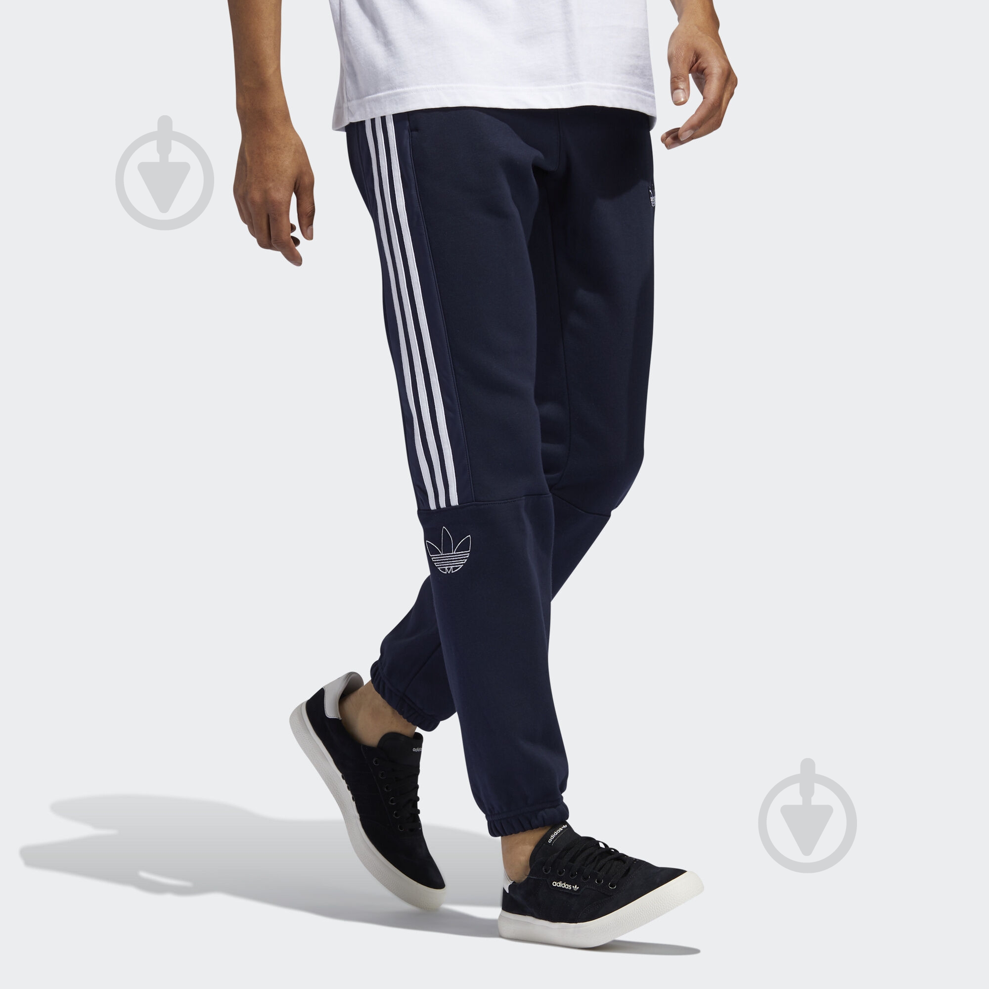 Брюки Adidas OUTLINE SP FLC EJ8792 р. S темно-синий - фото 4 Брюки Adidas OUTLINE SP FLC EJ8792 р. S темно-синий - фото 4