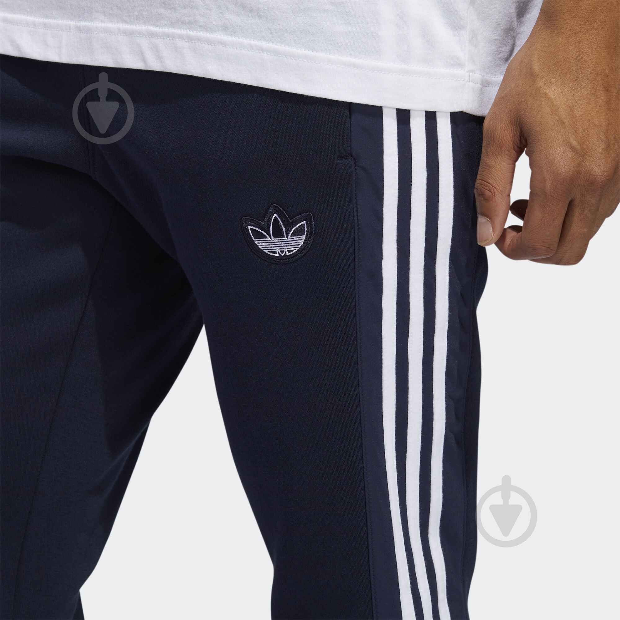 Брюки Adidas OUTLINE SP FLC EJ8792 р. S темно-синий - фото 5 Брюки Adidas OUTLINE SP FLC EJ8792 р. S темно-синий - фото 5