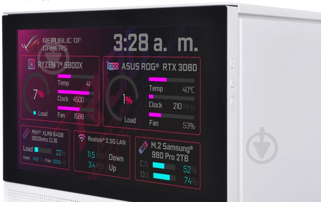 Компьютер Artline Gaming D31WHITE (D31Whitev32Win) white - фото 10