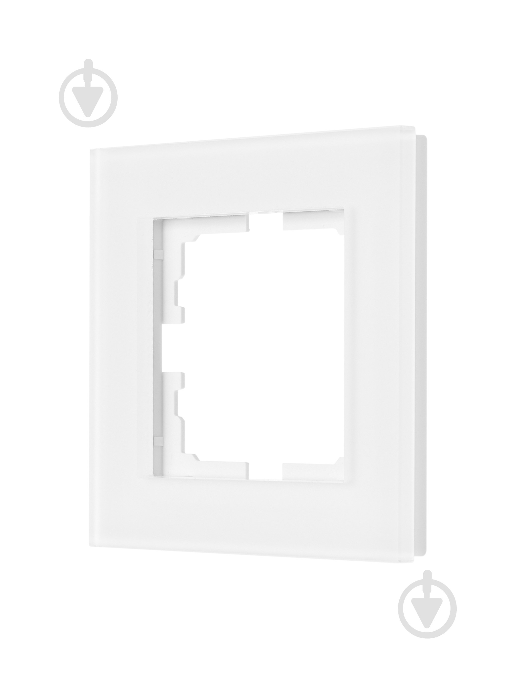 Рамка одномісна Lezard Vesna горизонтальна білий матовий 742-5380-146 - фото 2 Рамка одномісна Lezard Vesna горизонтальна білий матовий 742-5380-146 - фото 2
