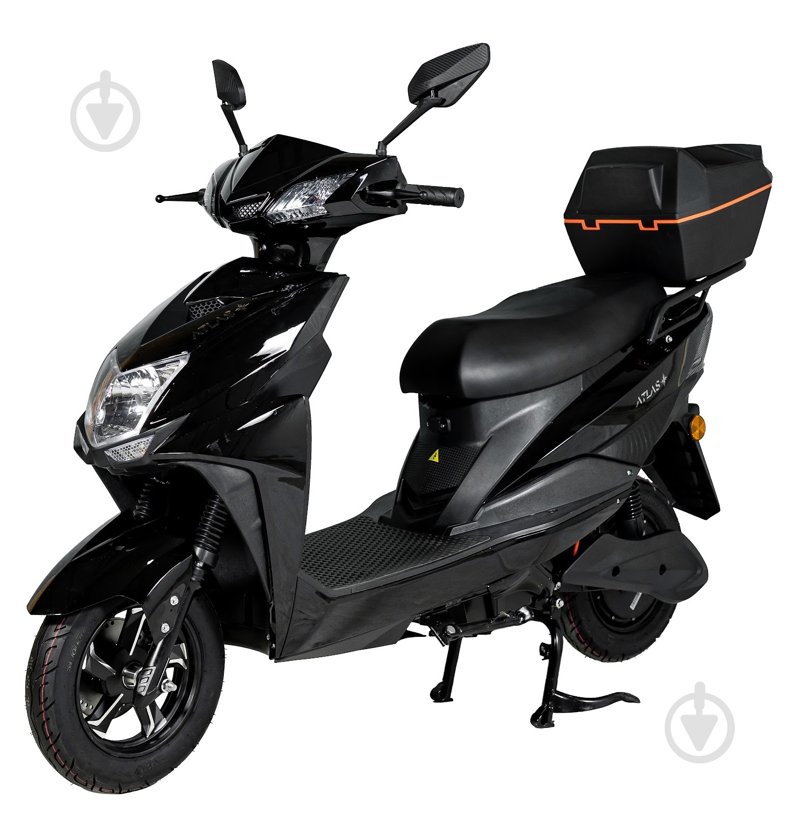 Электроскутер ATLAS Falcon Box 1800W Black - фото 1