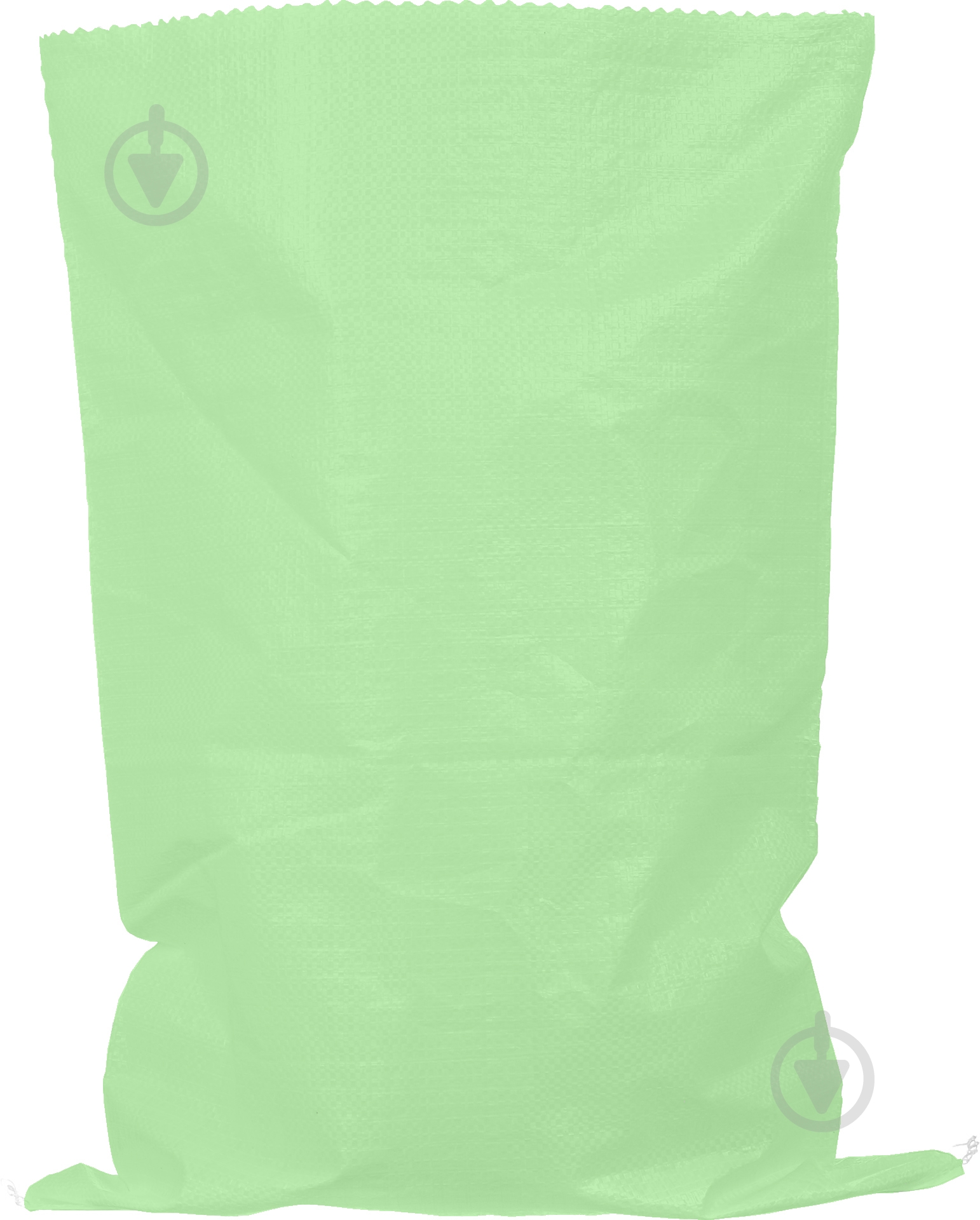 Мешок зеленый 750x500 мм полипропилен - фото 1
