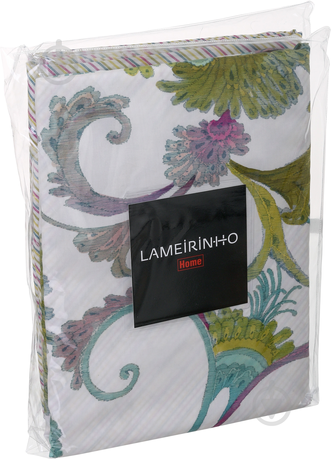 Комплект постельного белья Spring 2,0 зелено-серый Lameirinho - фото 6