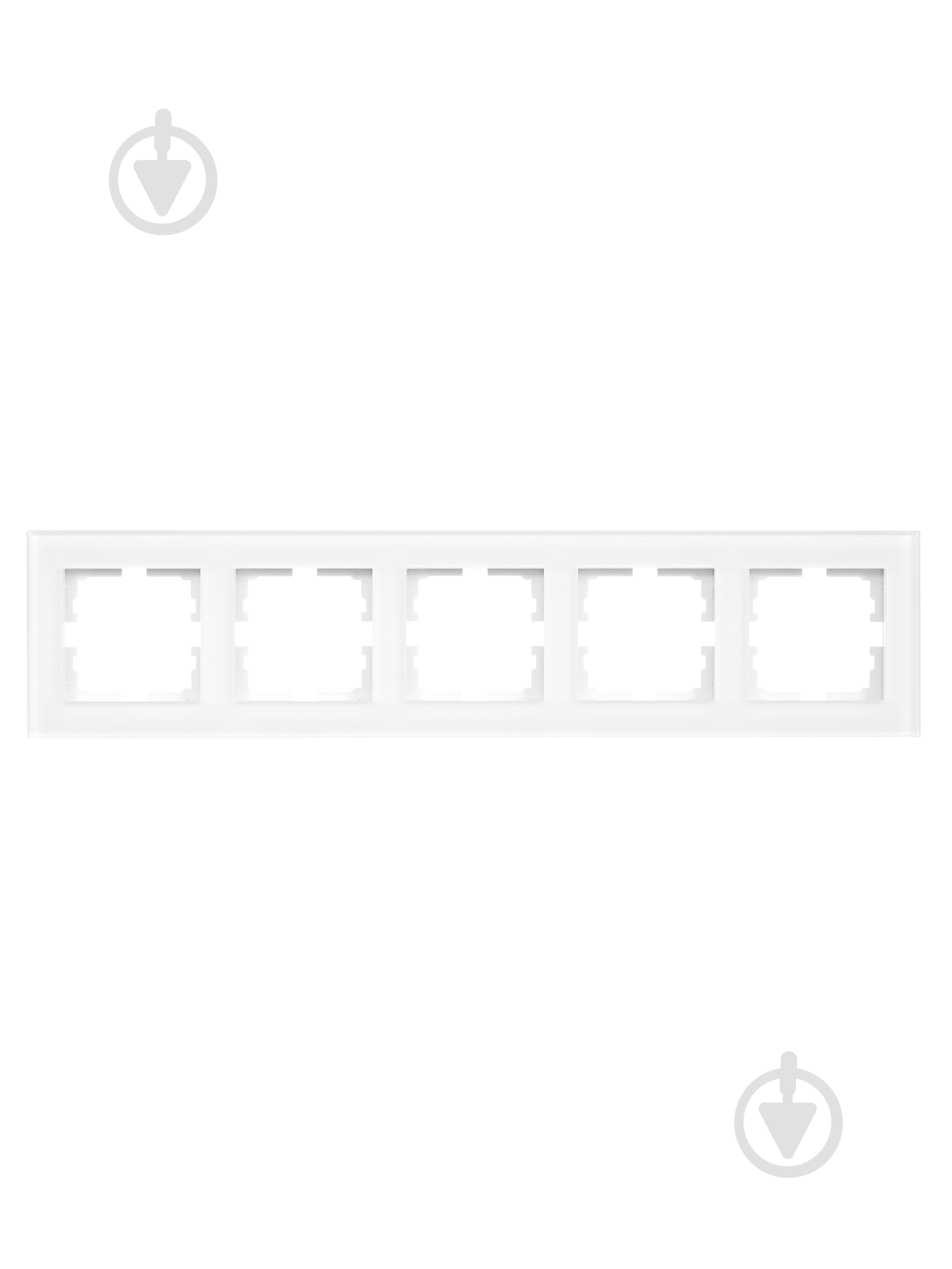 Рамка п'ятимісна Lezard Vesna горизонтальна білий матовий 742-5380-150 - фото 1 Рамка п'ятимісна Lezard Vesna горизонтальна білий матовий 742-5380-150 - фото 1