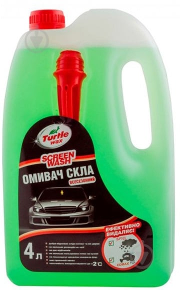 Омыватель стекла TURTLE WAX S4046 всесезонные -2 °С 4 л - фото 1 Омыватель стекла TURTLE WAX S4046 всесезонные -2 °С 4 л - фото 1