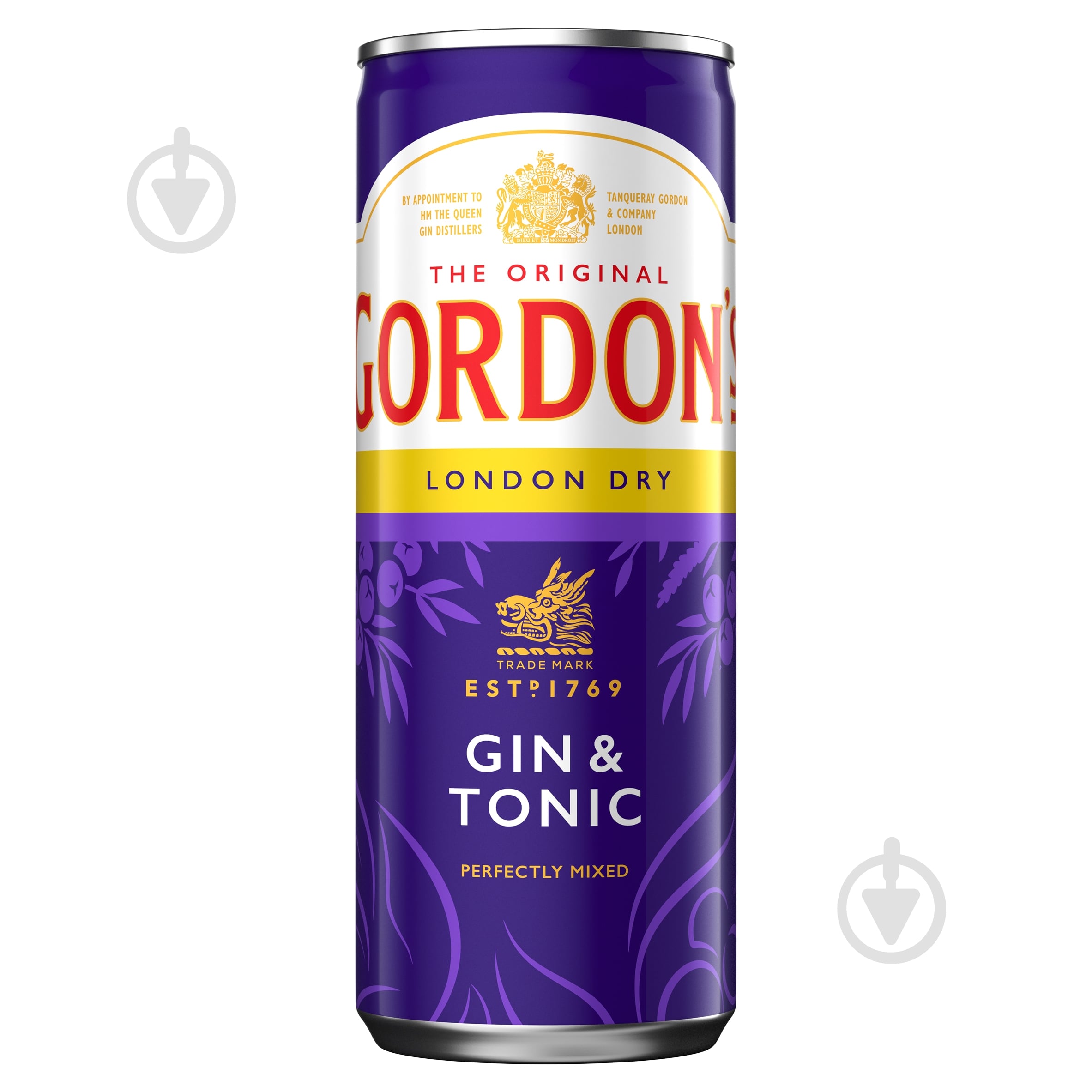 Слабоалкогольний напій Gordon’s Gin+Tonic 6,4% 0,25 л - фото 1