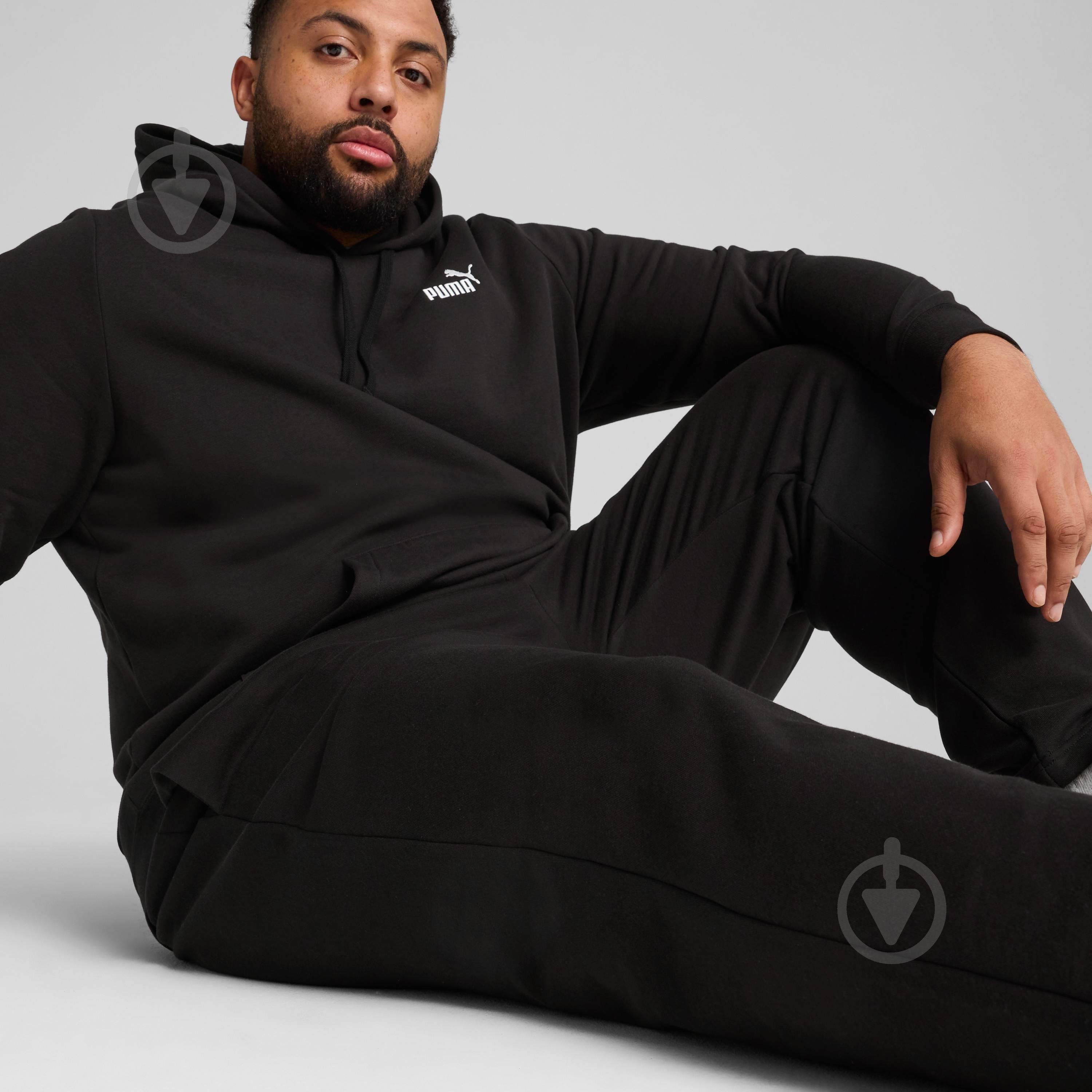 Штани Puma ESS No. 1 Logo Sweatpants FL op 68261001 р. M чорний - фото 3 Штани Puma ESS No. 1 Logo Sweatpants FL op 68261001 р. M чорний - фото 3