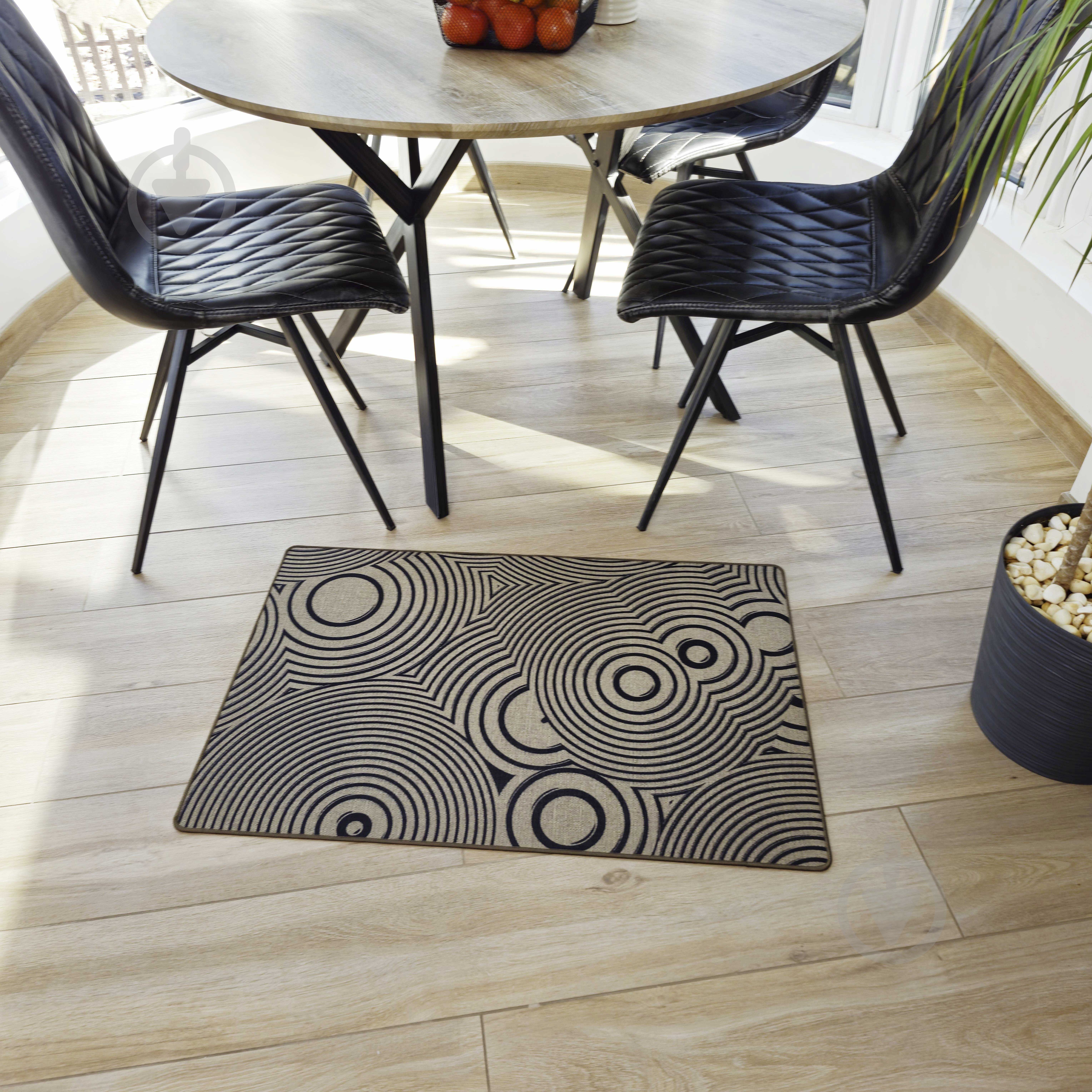 Коврик Dariana Лен Круг 45x75 см - фото 2