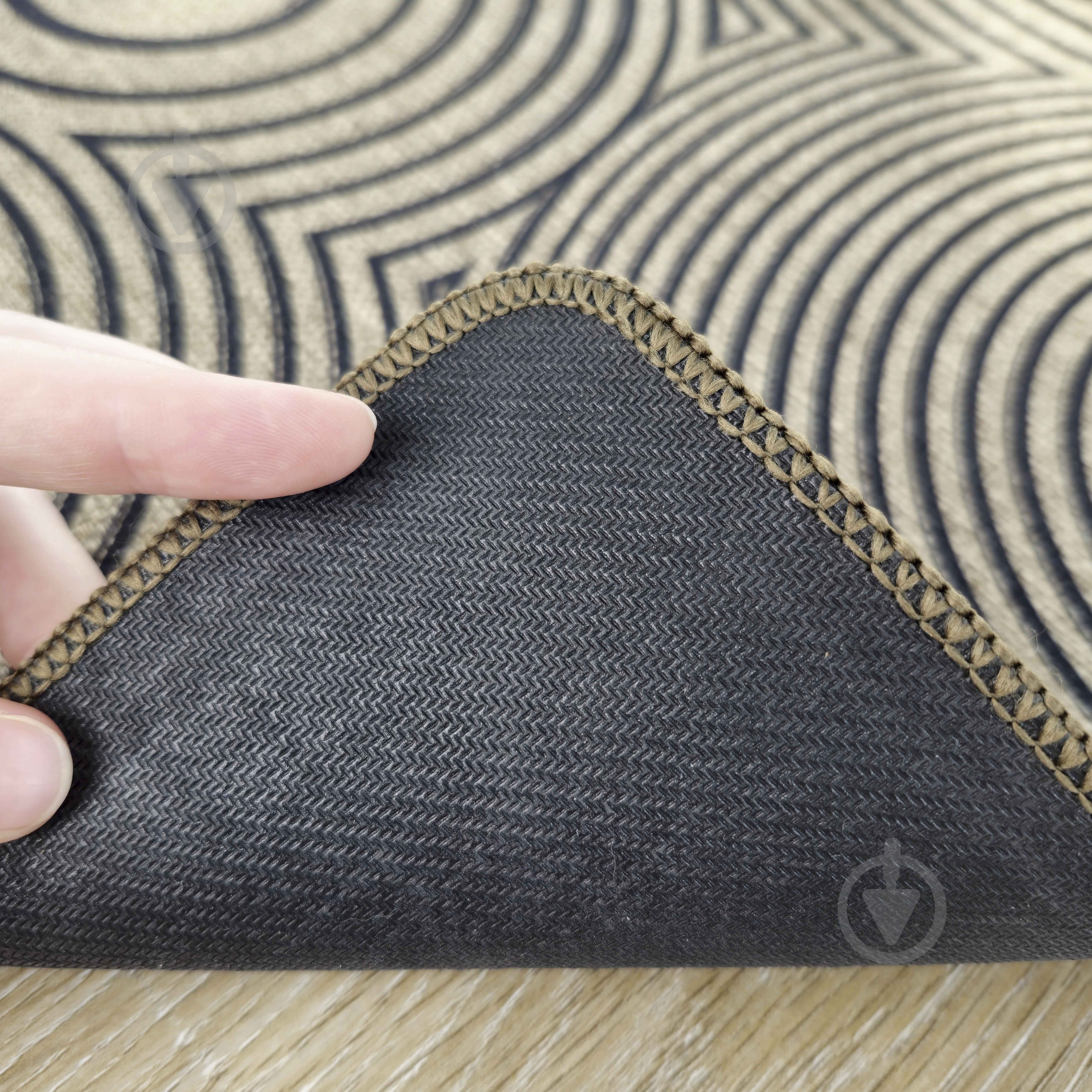 Коврик Dariana Лен Круг 60x90 см - фото 3