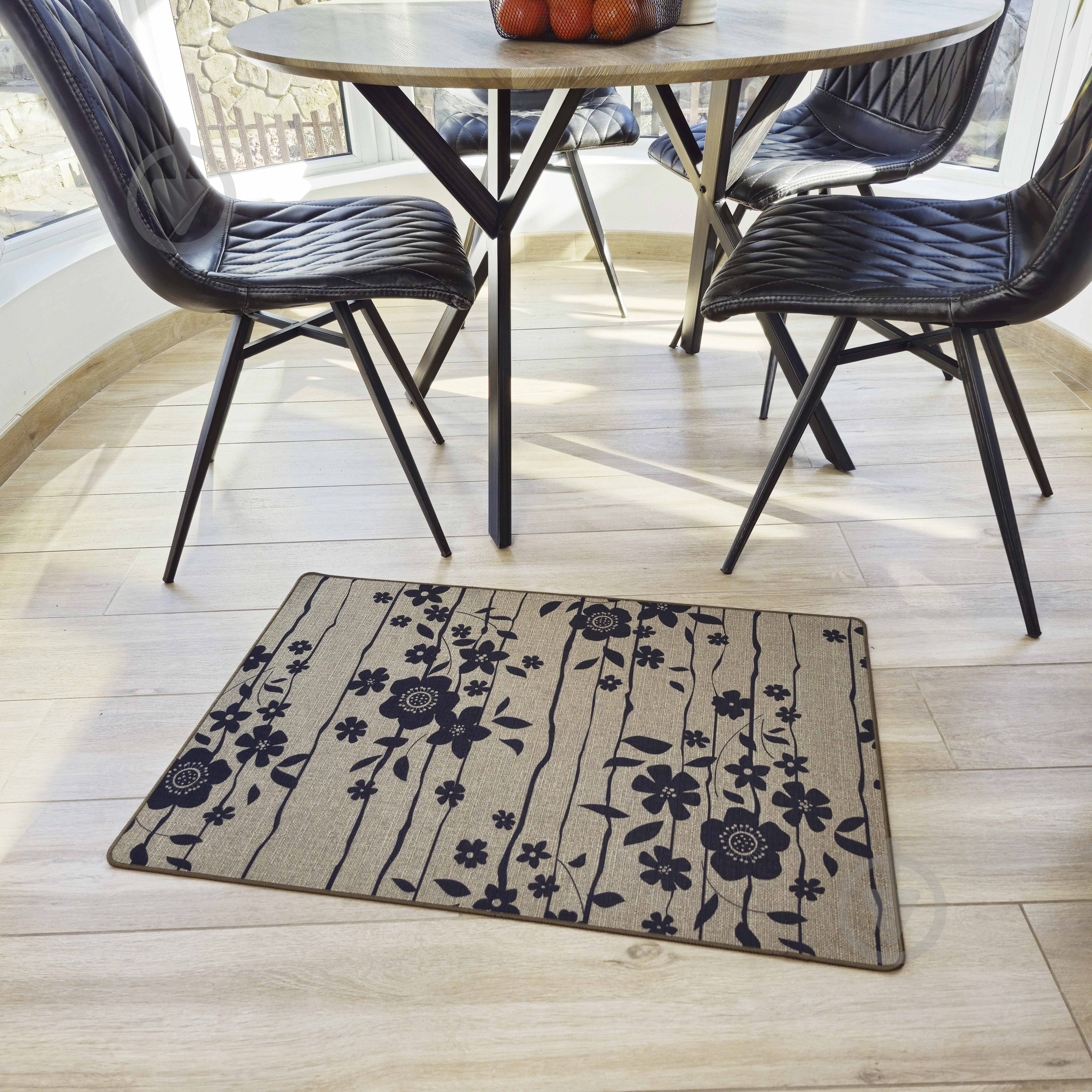 Коврик Dariana Лен Цветок 45x75 см - фото 2