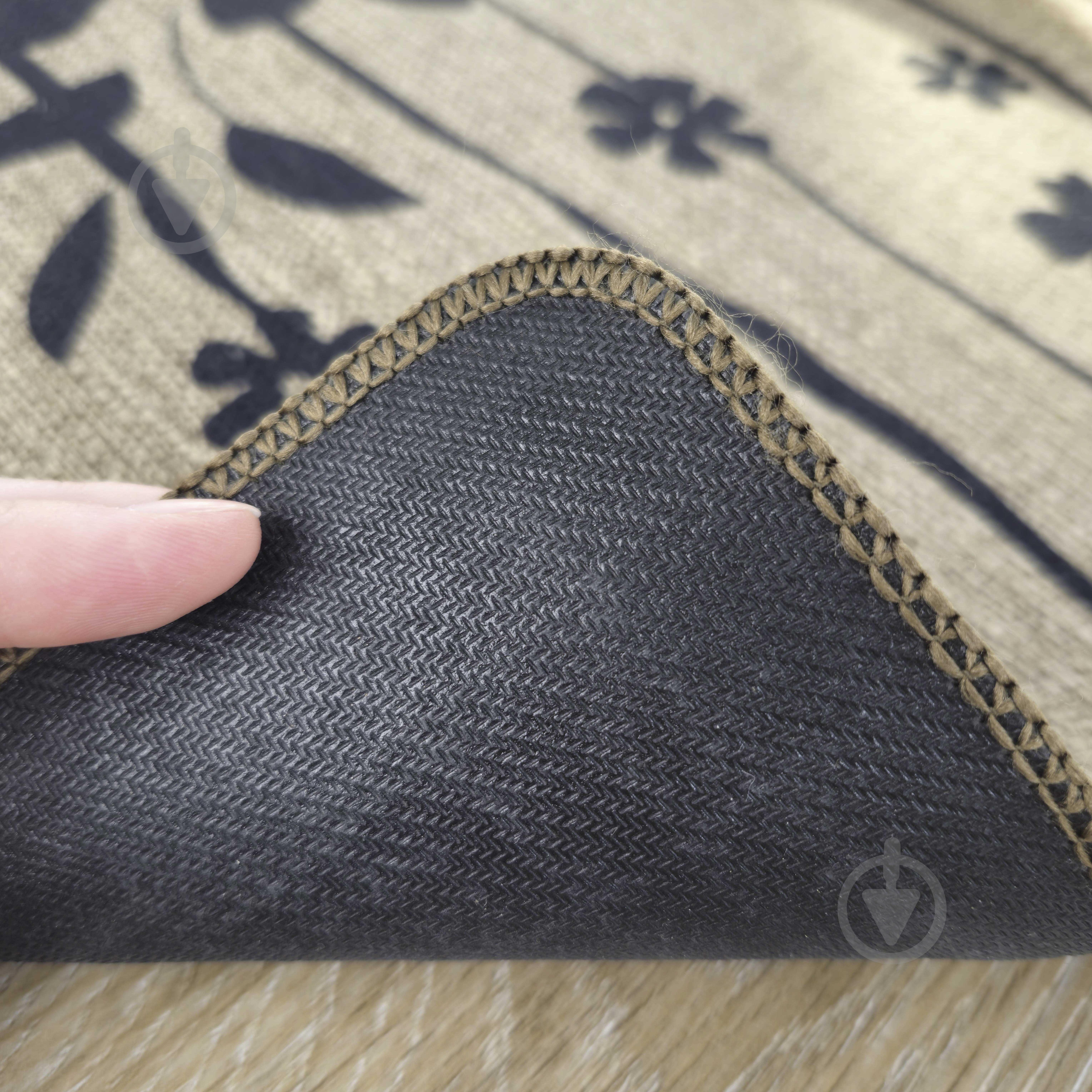 Коврик Dariana Лен Цветок 60x90 см - фото 3 Коврик Dariana Лен Цветок 60x90 см - фото 3