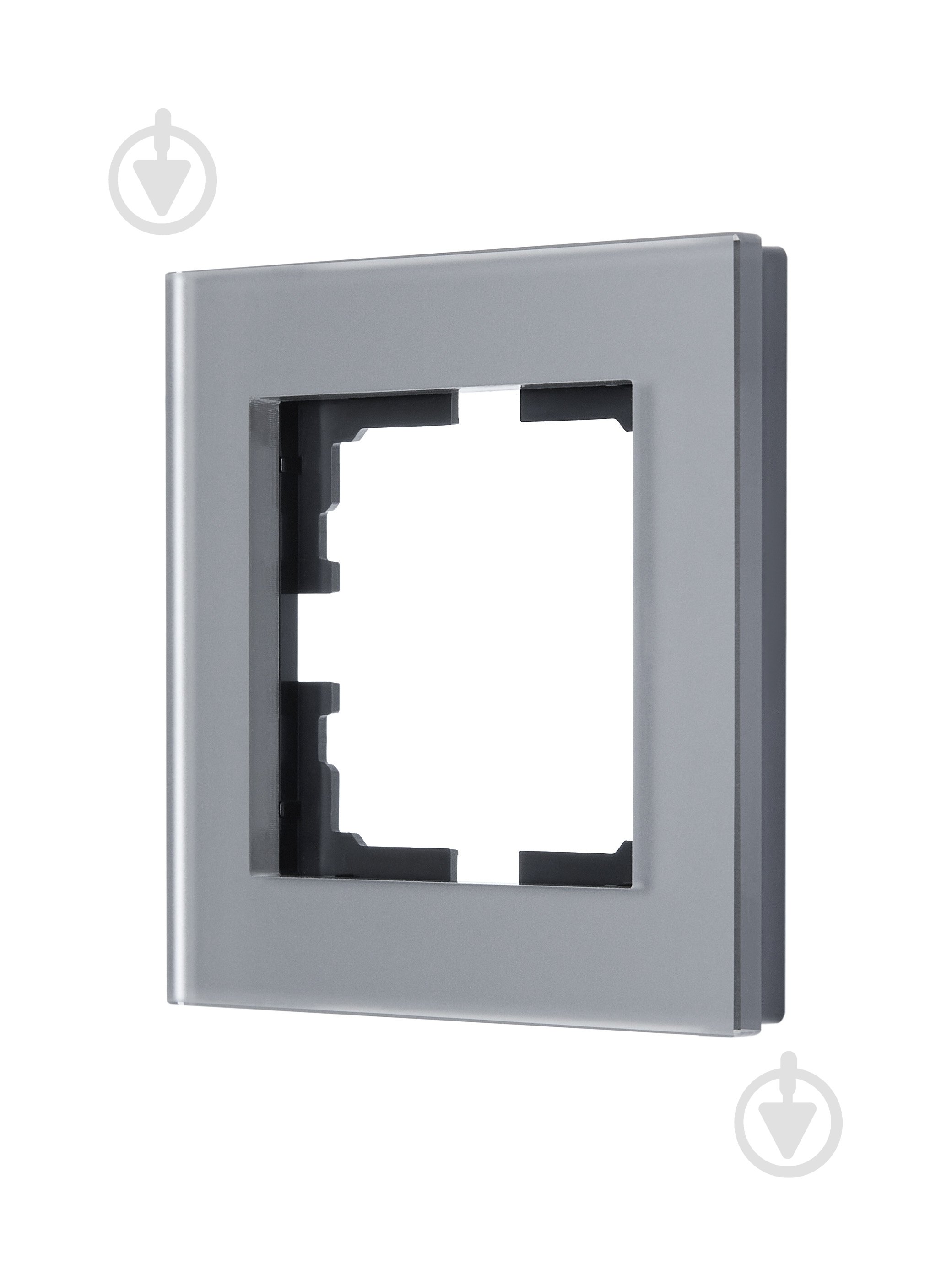 Рамка одномісна Lezard Vesna горизонтальна асфальт 742-M6980-146 - фото 2