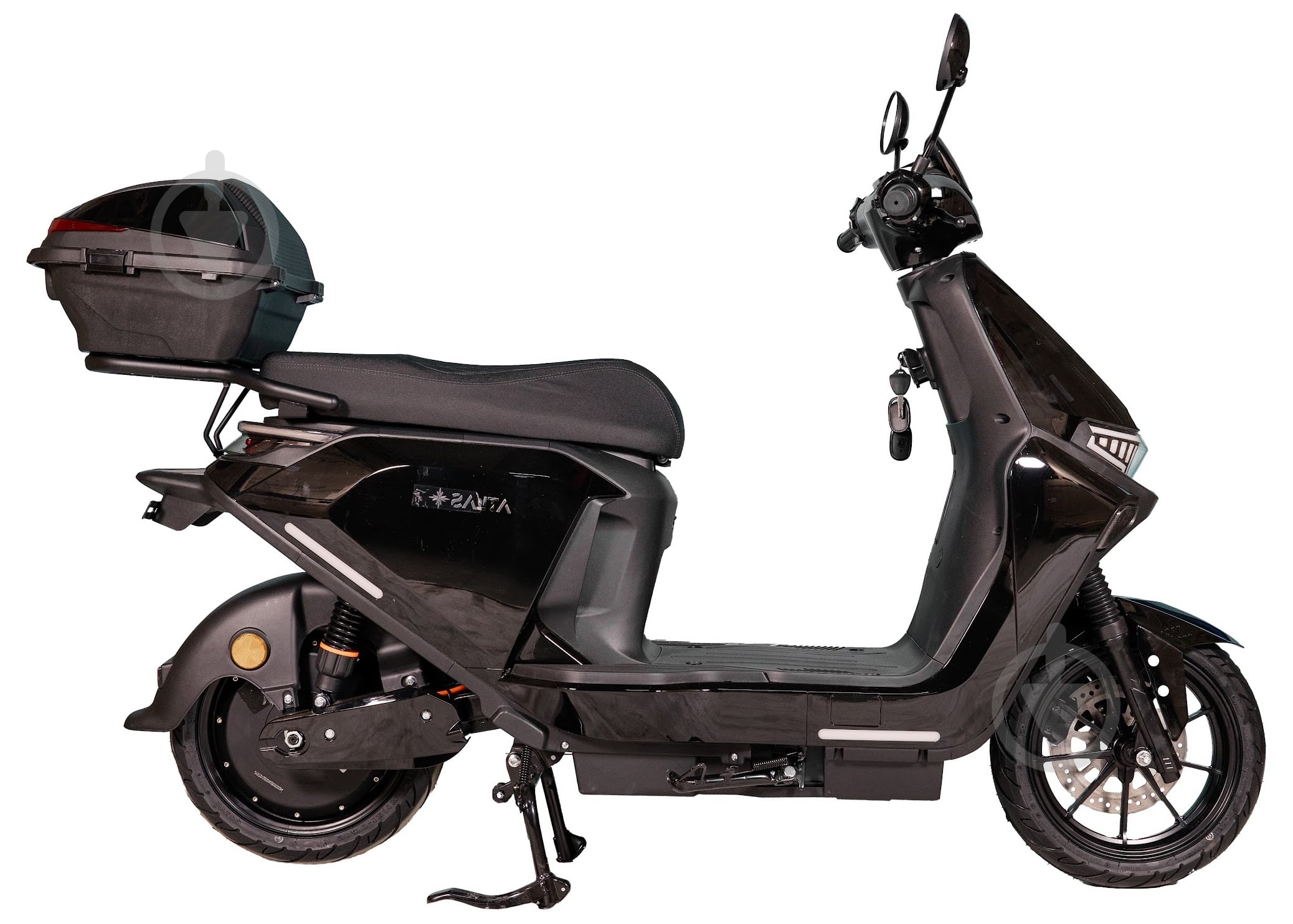 Электроскутер ATLAS Shark 2 Box 2000W Black - фото 4