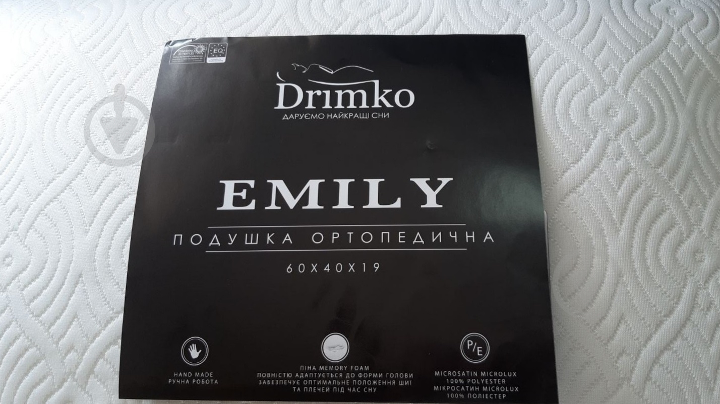 Подушка ортопедическая 60x40x19 см Amily ДримКО - фото 2