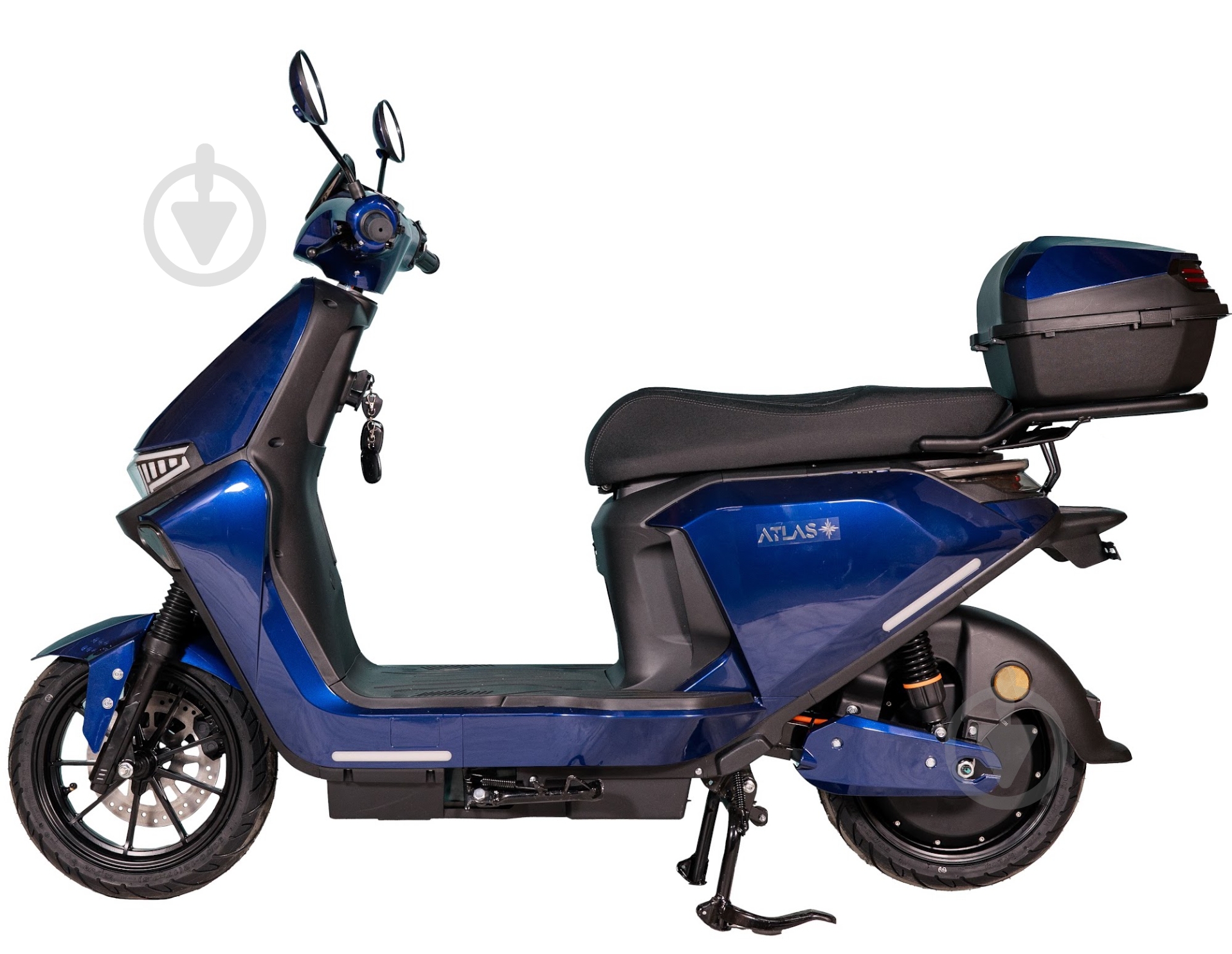 Электроскутер ATLAS Shark 2 Box 2000W Cyan Blue - фото 4
