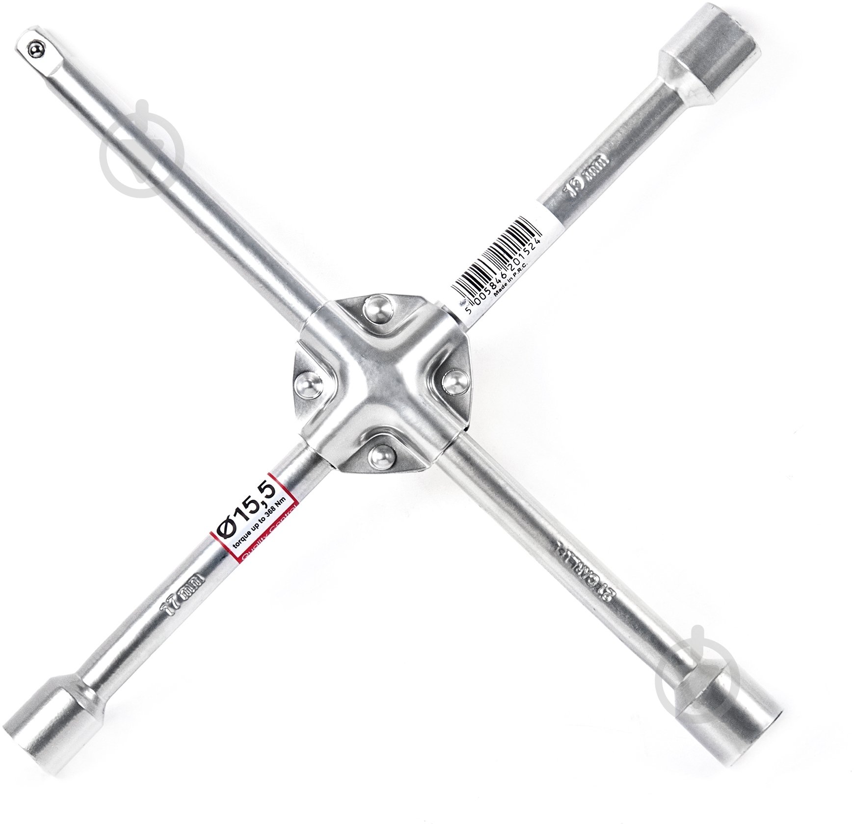 Ключ колісний підсилений по центру CarLife WR152 - фото 1 Ключ колісний підсилений по центру CarLife WR152 - фото 1