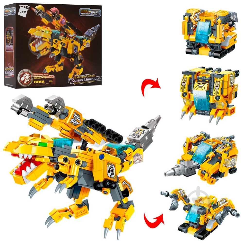 Конструктор Qman Cube of Beasts 41223 - фото 1 Конструктор Qman Cube of Beasts 41223 - фото 1