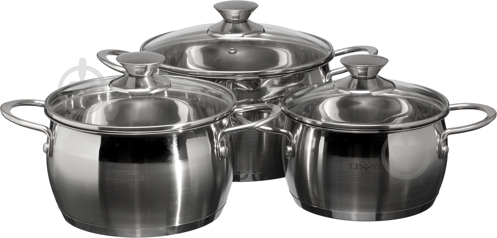 Набор кастрюль Lessner 6 предметов 55863 - фото 1