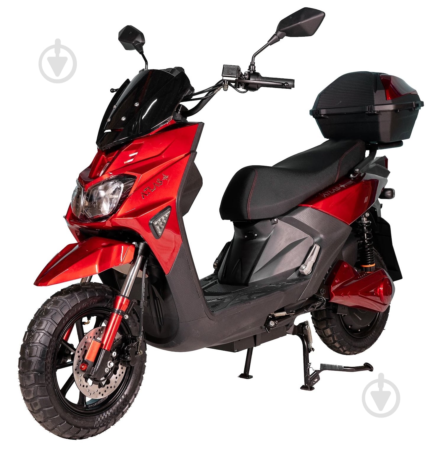 Электроскутер ATLAS Fox Box 2000W Red - фото 1