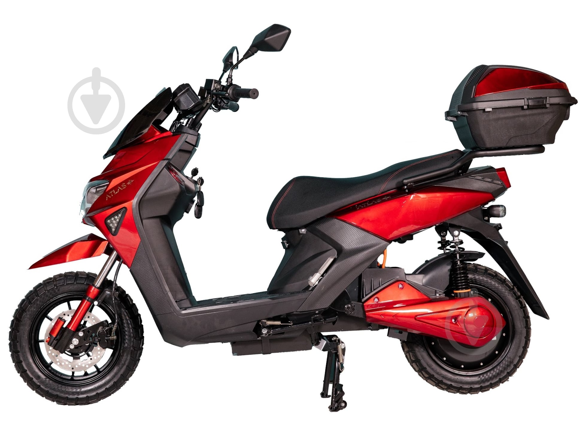 Электроскутер ATLAS Fox Box 2000W Red - фото 4