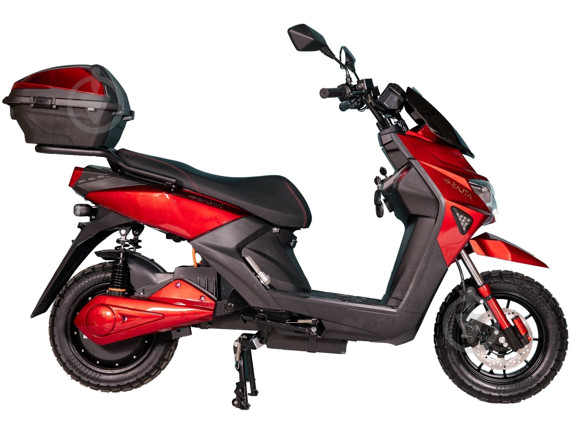 Электроскутер ATLAS Fox Box 2000W Red - фото 3