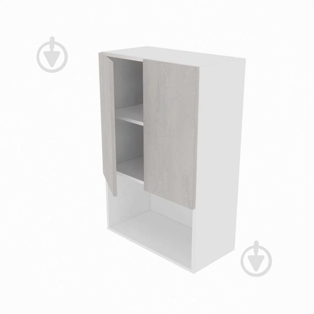 Шкаф верхний Софи (В 60 2Д п/микровол. (920)) шелковый камень/белый Світ Меблів - фото 2 Шкаф верхний Софи (В 60 2Д п/микровол. (920)) шелковый камень/белый Світ Меблів - фото 2